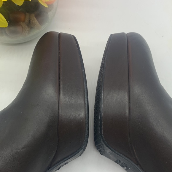 Stuart Weitzman Brown Calf Leather Platform Heeled Ankle Bootie Women's Size 10 - Picture 6 of 11